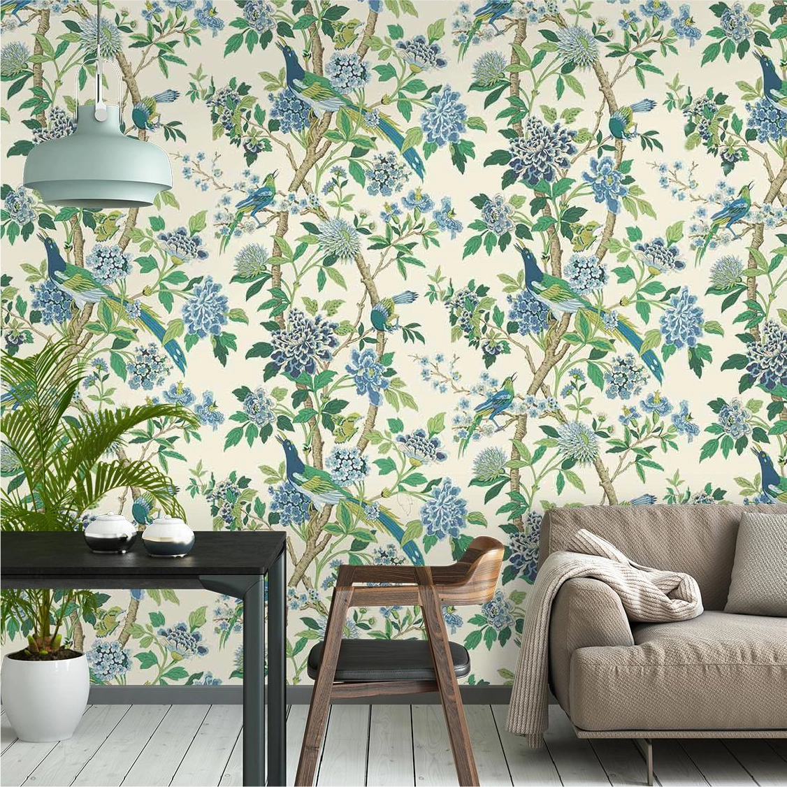 Flocking Silky Wall Covering Fabric DB112S-5