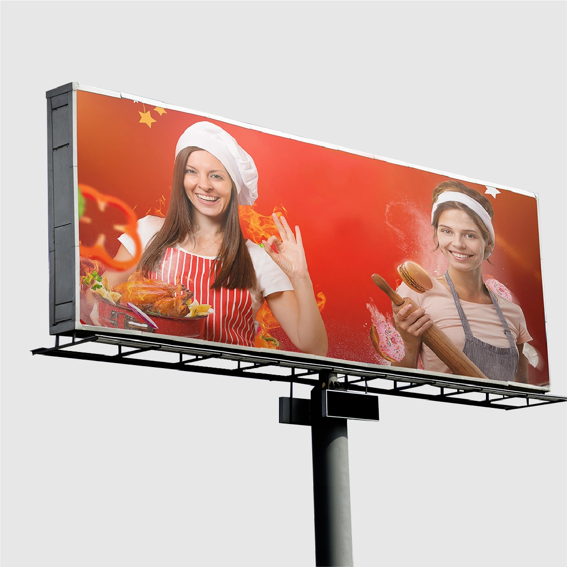 Hot Laminated Frontlit Banner AD107M