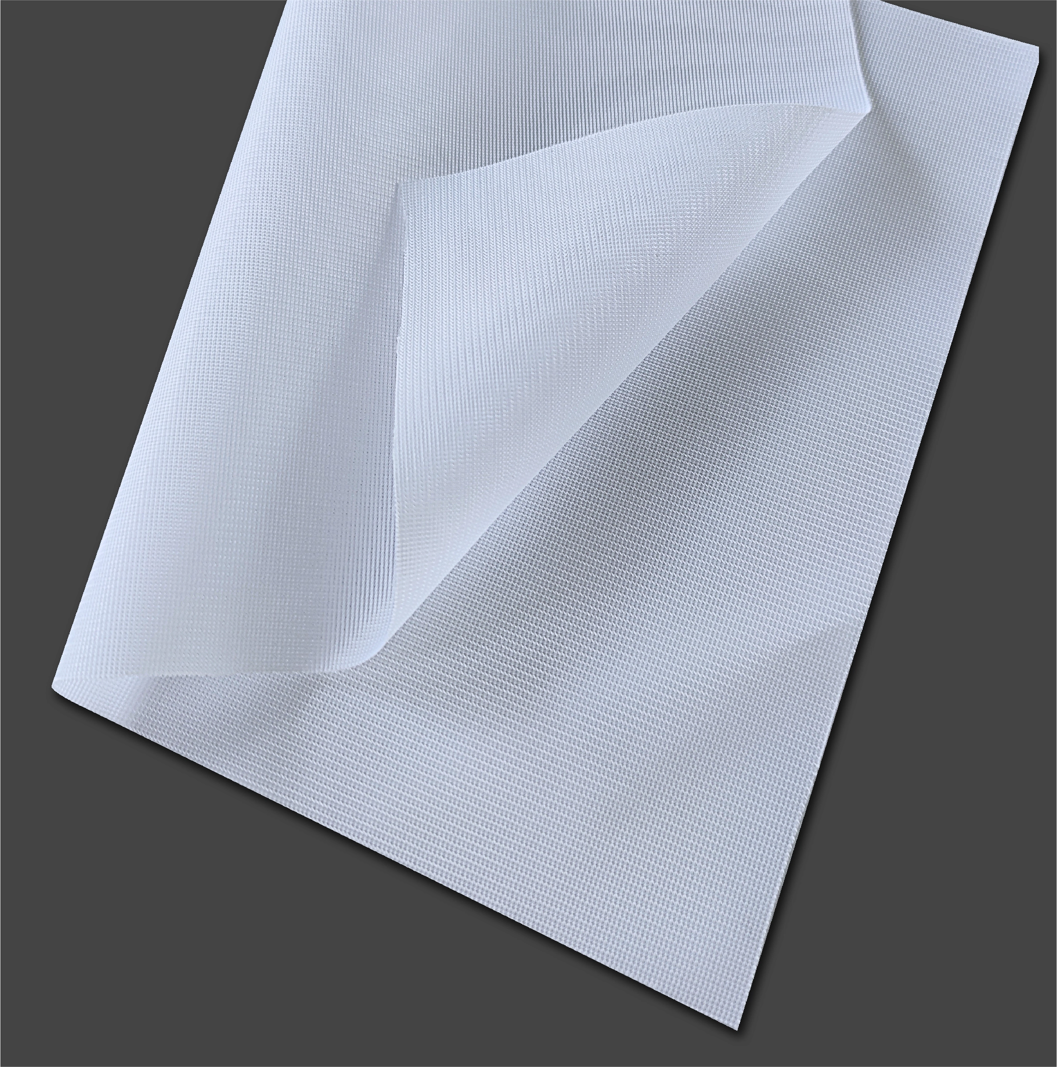 white flag fabric